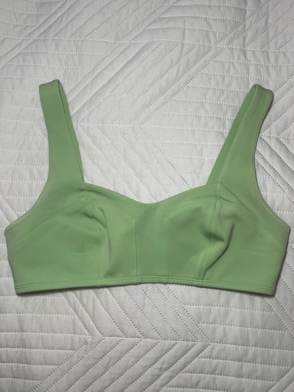 Theory 38 Light Green Seamless Bralette